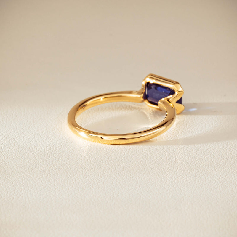 18ct Yellow Gold 2.11ct Sapphire Elle Ring-Ring-Walker & Hall