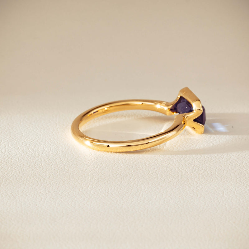 18ct Yellow Gold 2.11ct Sapphire Elle Ring-Ring-Walker & Hall