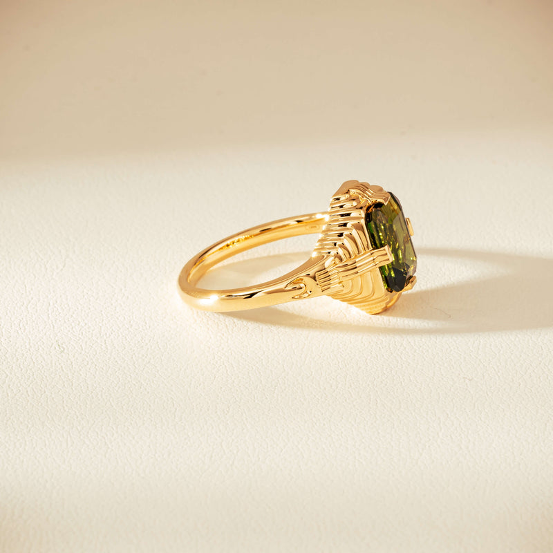 14ct Yellow Gold 2.38ct Tourmaline Nile Ring - Ring - Walker & Hall