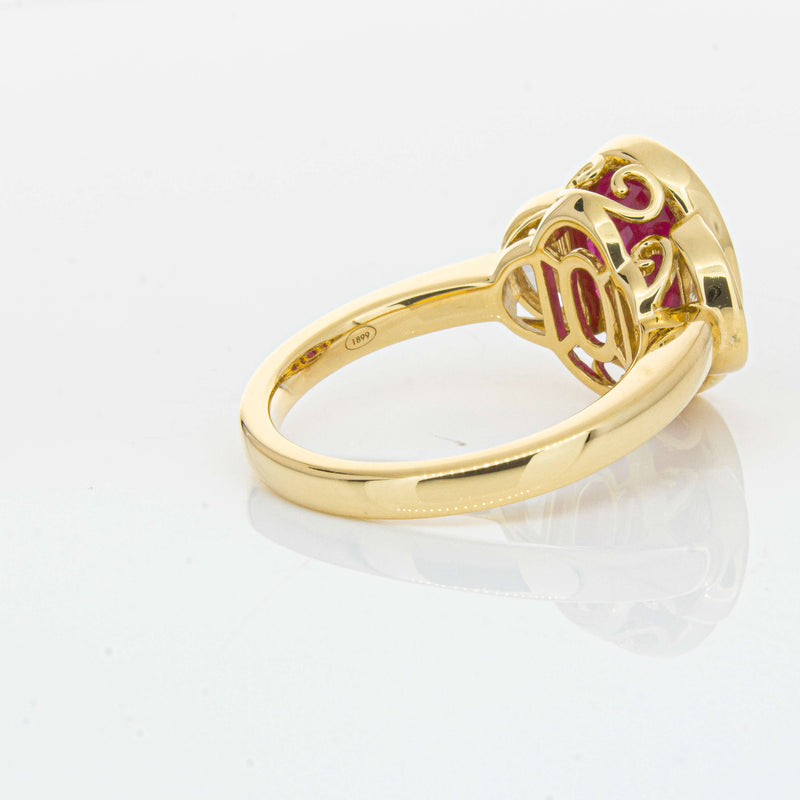 18ct Yellow Gold 4.18ct Ruby & Diamond Ring - Ring - Walker & Hall