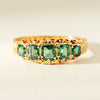 Vintage 15ct Green Garnet & Glass Doublet Ring - Ring - Walker & Hall