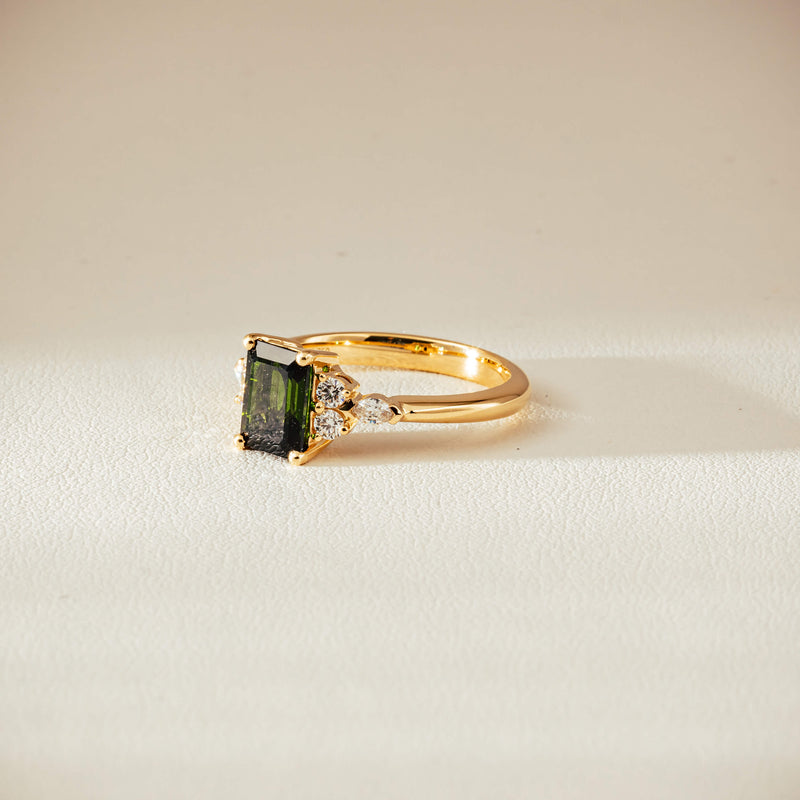 18ct Yellow Gold 1.52ct Tourmaline & Diamond Oriana Ring - Ring - Walker & Hall