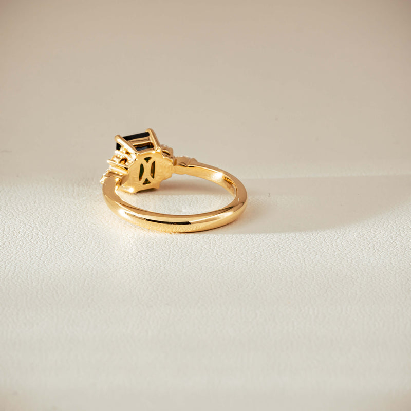 18ct Yellow Gold 1.52ct Tourmaline & Diamond Oriana Ring - Ring - Walker & Hall