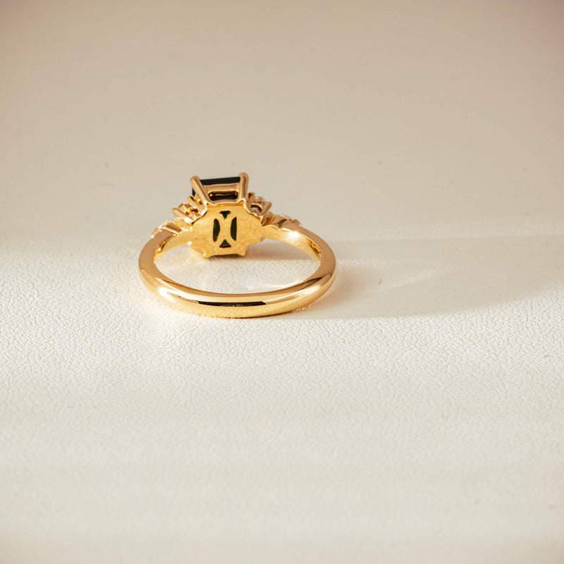 18ct Yellow Gold 1.52ct Tourmaline & Diamond Oriana Ring - Ring - Walker & Hall