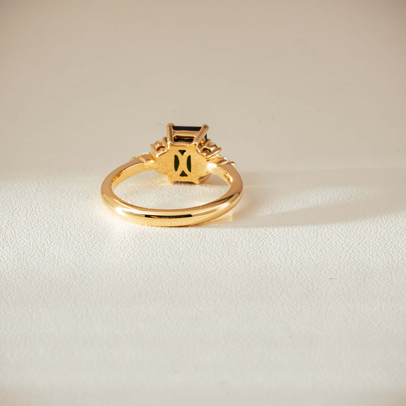 18ct Yellow Gold 1.52ct Tourmaline & Diamond Oriana Ring - Ring - Walker & Hall