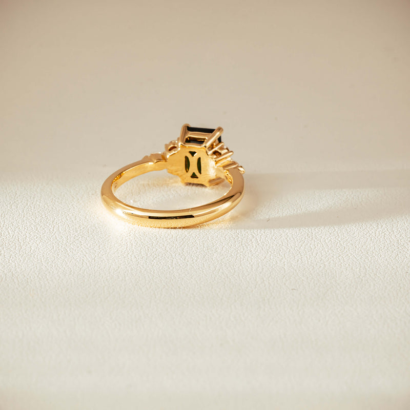 18ct Yellow Gold 1.52ct Tourmaline & Diamond Oriana Ring - Ring - Walker & Hall