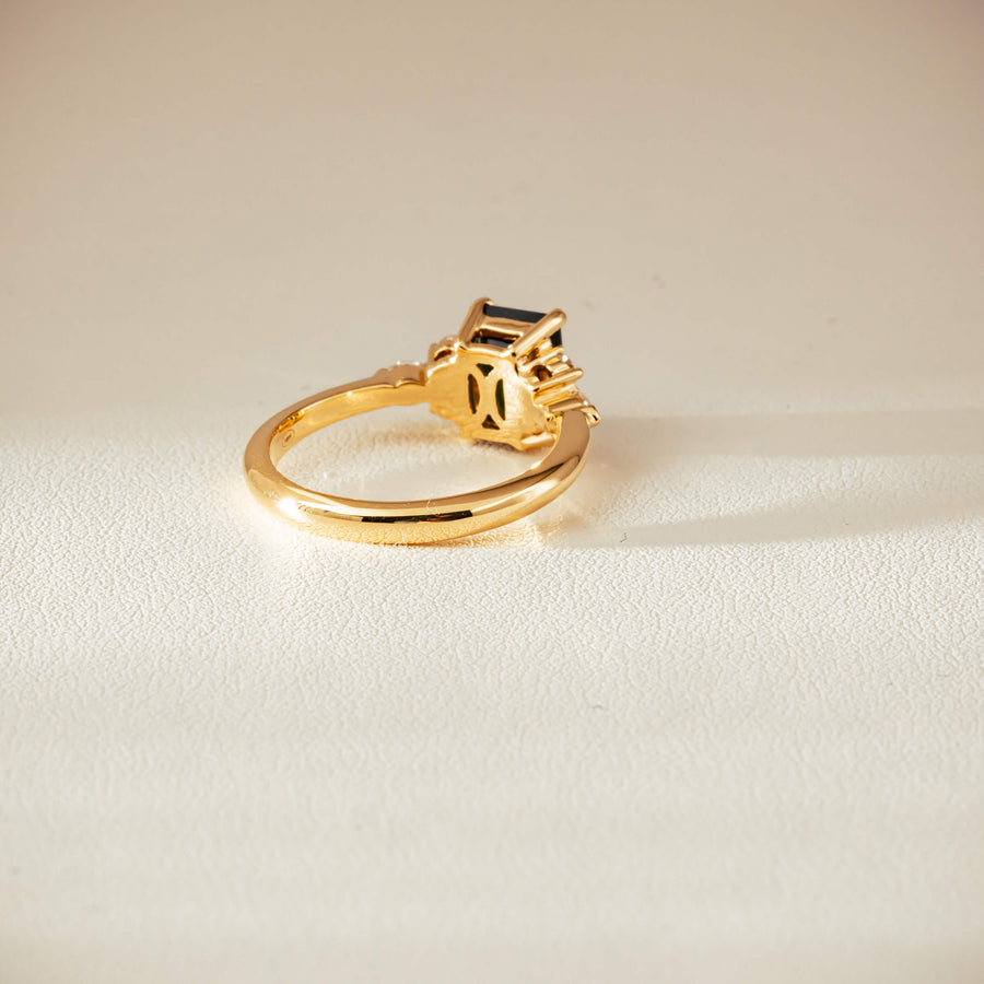 18ct Yellow Gold 1.52ct Tourmaline & Diamond Oriana Ring - Ring - Walker & Hall