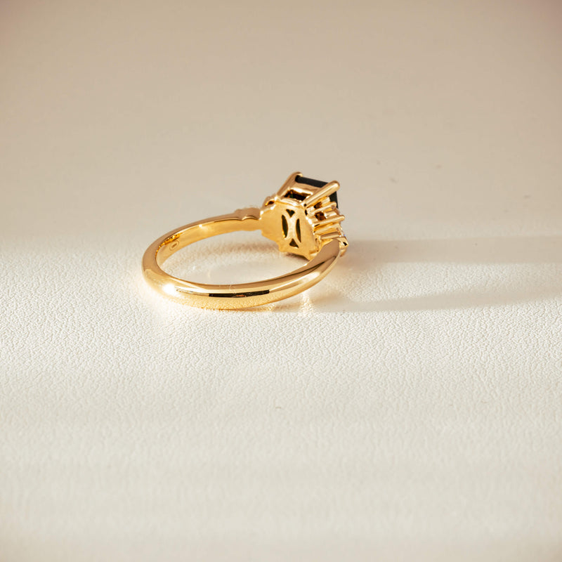 18ct Yellow Gold 1.52ct Tourmaline & Diamond Oriana Ring - Ring - Walker & Hall