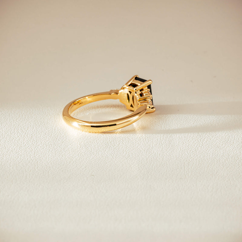 18ct Yellow Gold 1.52ct Tourmaline & Diamond Oriana Ring - Ring - Walker & Hall