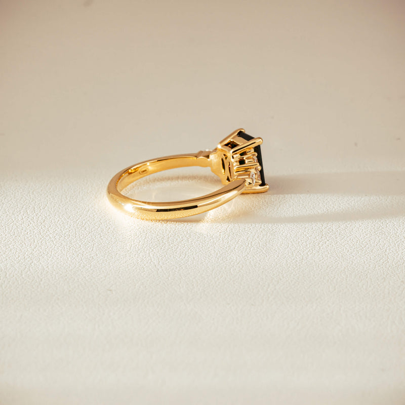 18ct Yellow Gold 1.52ct Tourmaline & Diamond Oriana Ring - Ring - Walker & Hall