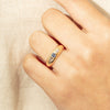 Deja Vu 9ct Yellow Gold .23ct Sapphire & Diamond Dome Ring - Ring - Walker & Hall