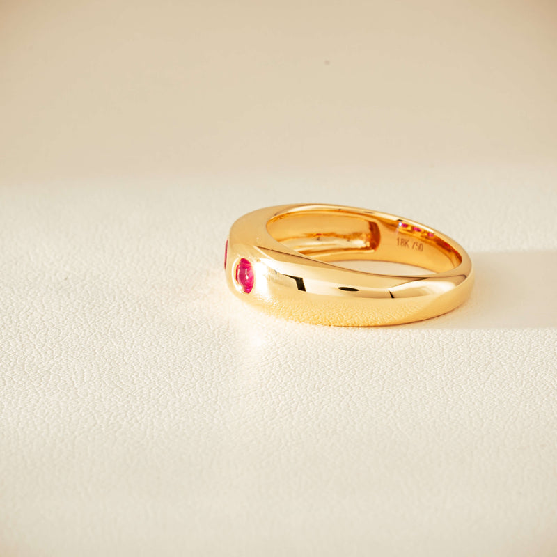 18ct Yellow Gold .63ct Ruby Kylie Ring - Ring - Walker & Hall