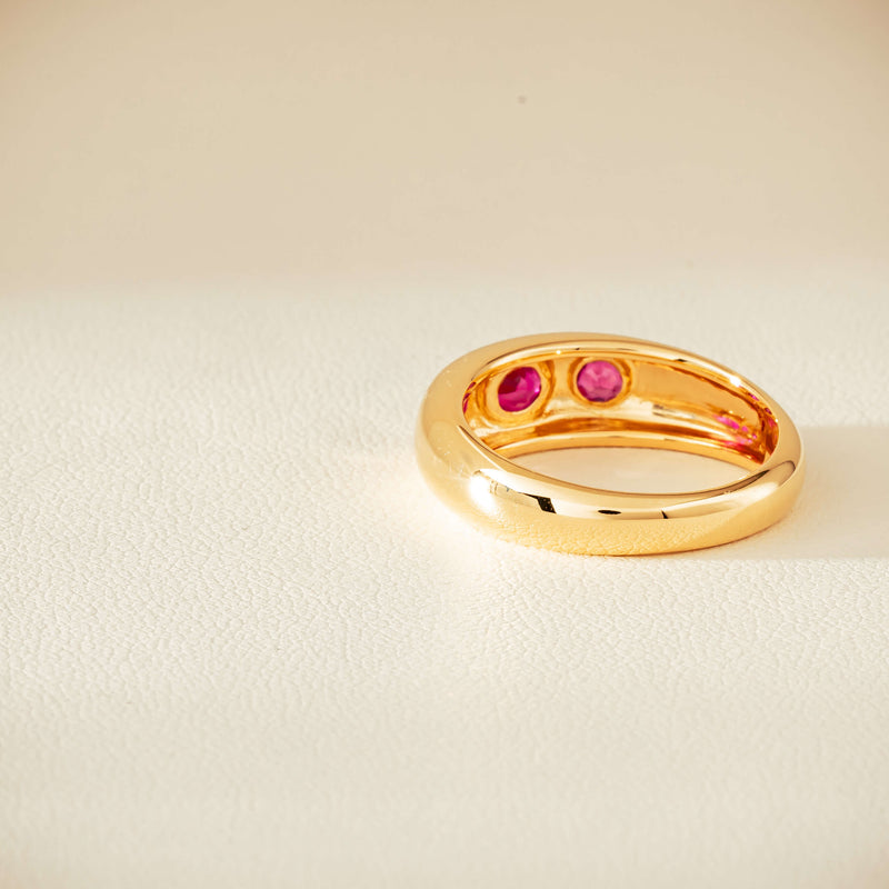 18ct Yellow Gold .63ct Ruby Kylie Ring - Ring - Walker & Hall