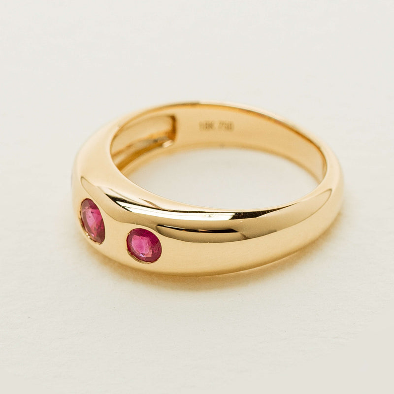 18ct Yellow Gold .63ct Ruby Kylie Ring - Ring - Walker & Hall