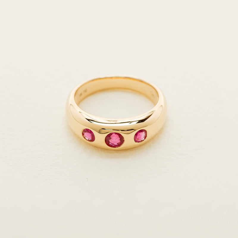 18ct Yellow Gold .63ct Ruby Kylie Ring - Ring - Walker & Hall