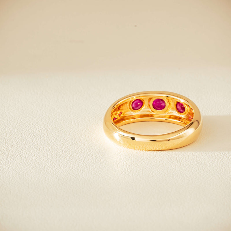 18ct Yellow Gold .63ct Ruby Kylie Ring - Ring - Walker & Hall