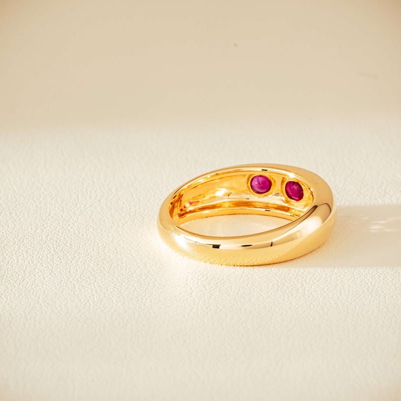 18ct Yellow Gold .63ct Ruby Kylie Ring - Ring - Walker & Hall