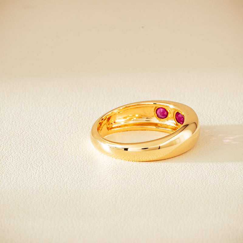 18ct Yellow Gold .63ct Ruby Kylie Ring - Ring - Walker & Hall