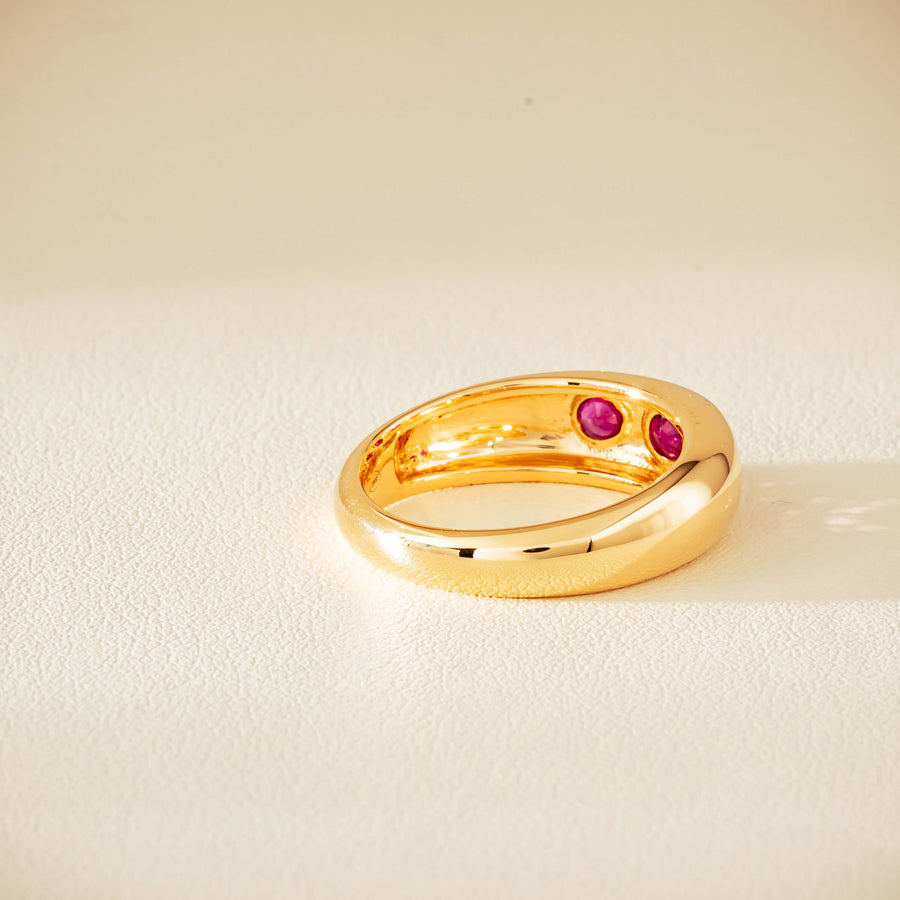 18ct Yellow Gold .63ct Ruby Kylie Ring - Ring - Walker & Hall