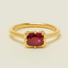 18ct Yellow Gold 1.02ct Ruby Solitaire Ring - Ring - Walker & Hall