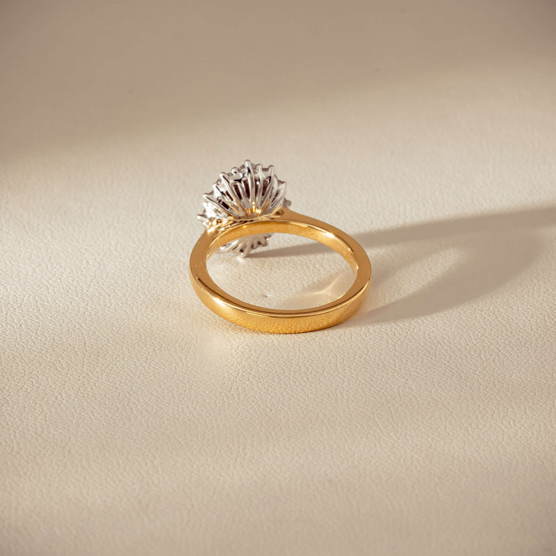 18ct Yellow Gold 1.44ct Ruby & Diamond Belle Ring - Ring - Walker & Hall