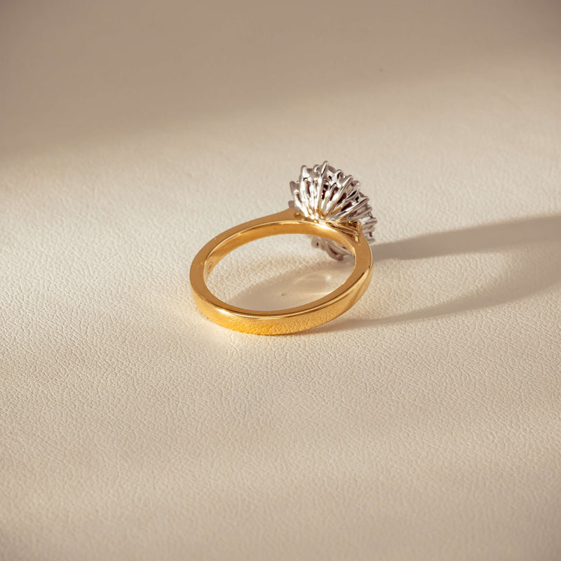 18ct Yellow Gold 1.44ct Ruby & Diamond Belle Ring - Ring - Walker & Hall