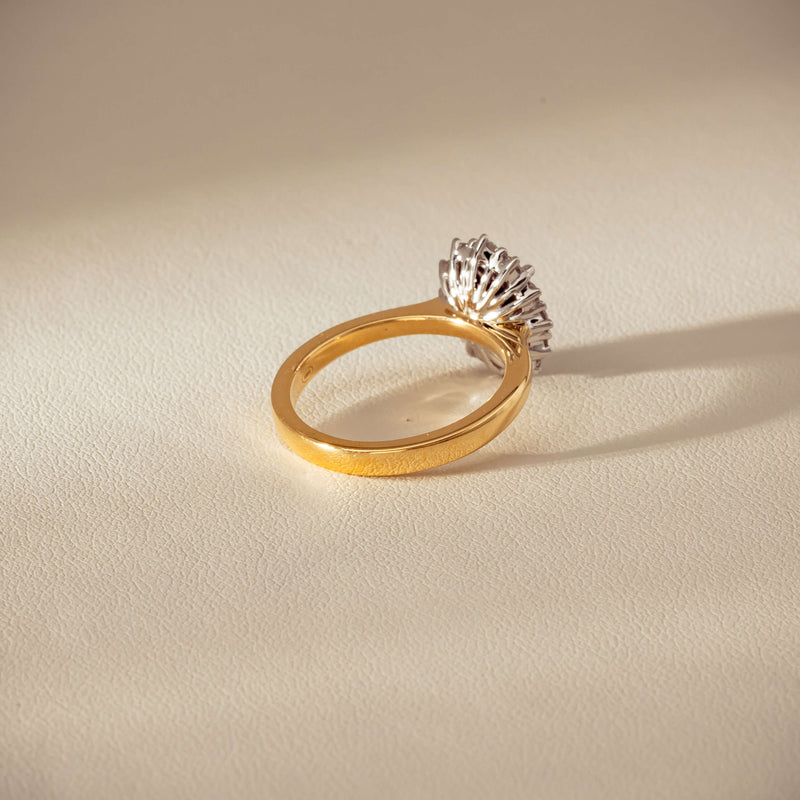 18ct Yellow Gold 1.44ct Ruby & Diamond Belle Ring - Ring - Walker & Hall