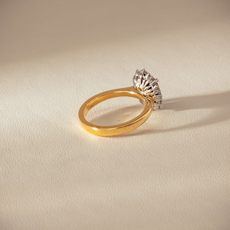 18ct Yellow Gold 1.44ct Ruby & Diamond Belle Ring - Ring - Walker & Hall