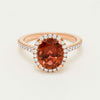 18ct Rose Gold 2.45ct Tourmaline & Diamond Sierra Ring - Ring - Walker & Hall