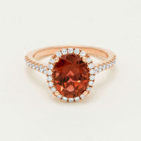 18ct Rose Gold 2.45ct Tourmaline & Diamond Sierra Ring - Ring - Walker & Hall