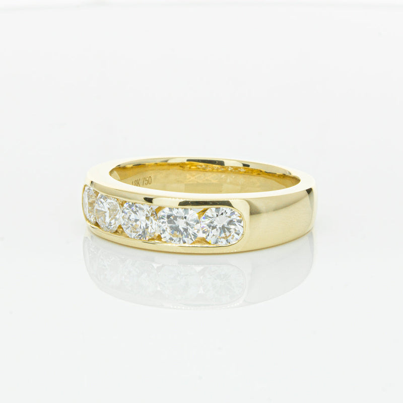 18ct Yellow Gold 1.00ct Diamond Loire Ring-Ring-Walker & Hall