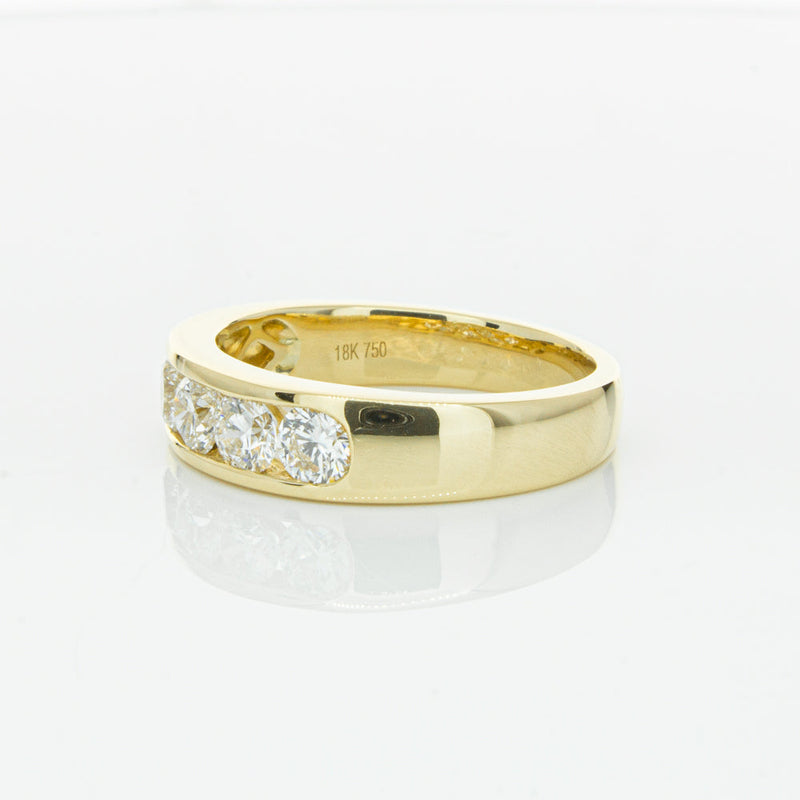 18ct Yellow Gold 1.00ct Diamond Loire Ring-Ring-Walker & Hall