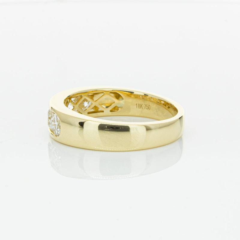 18ct Yellow Gold 1.00ct Diamond Loire Ring-Ring-Walker & Hall