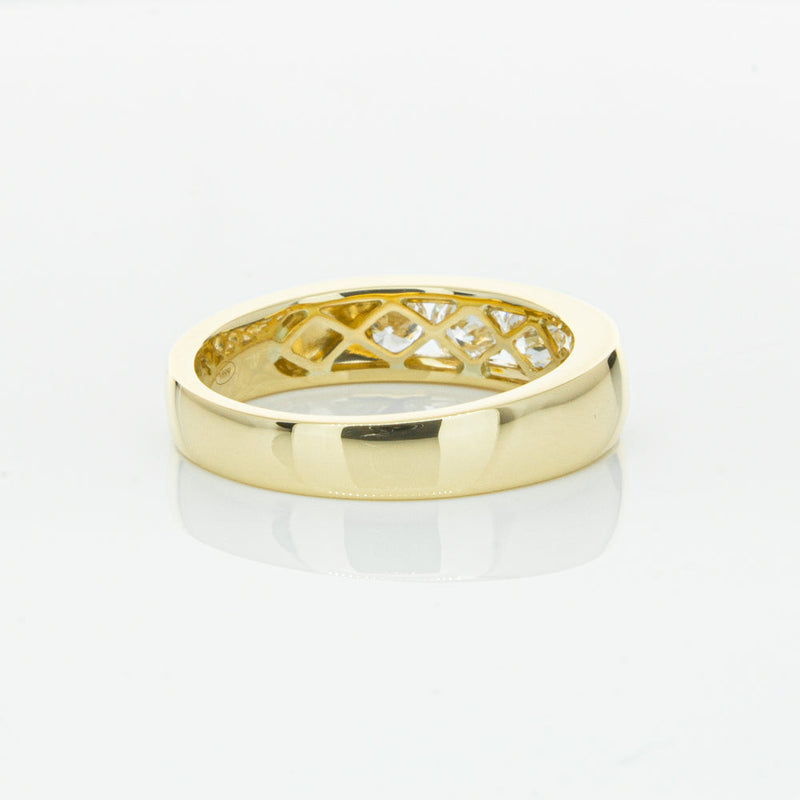 18ct Yellow Gold 1.00ct Diamond Loire Ring-Ring-Walker & Hall