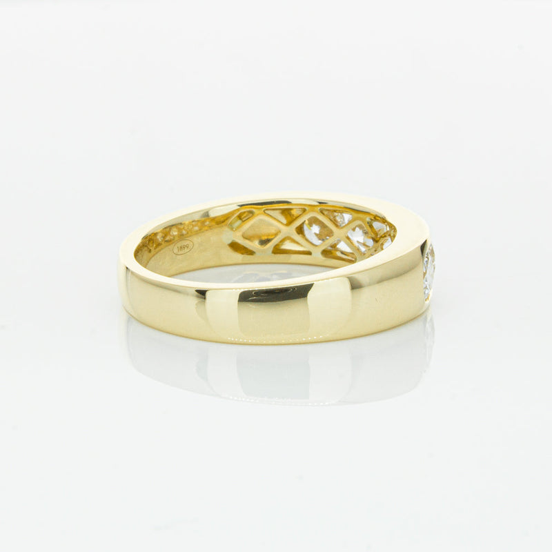 18ct Yellow Gold 1.00ct Diamond Loire Ring-Ring-Walker & Hall