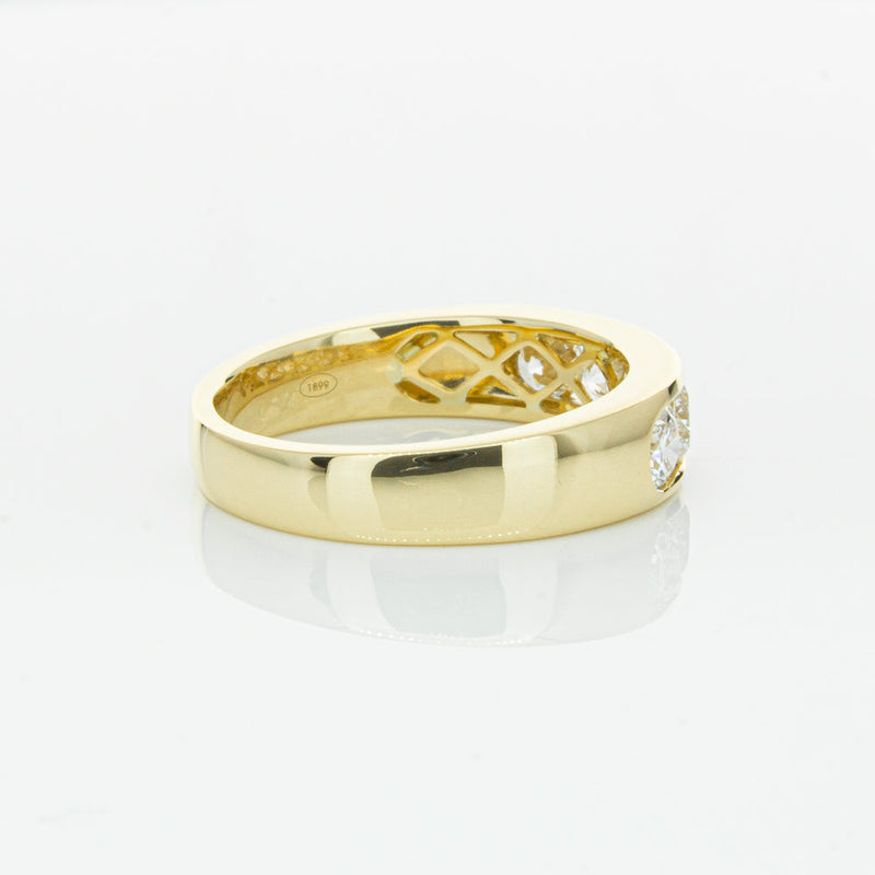 18ct Yellow Gold 1.00ct Diamond Loire Ring-Ring-Walker & Hall