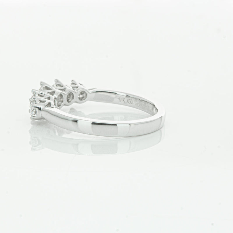 18ct White Gold .86ct Diamond Monarch Ring-Ring-Walker & Hall