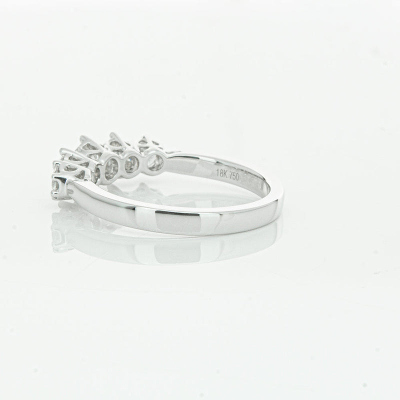 18ct White Gold .86ct Diamond Monarch Ring-Ring-Walker & Hall