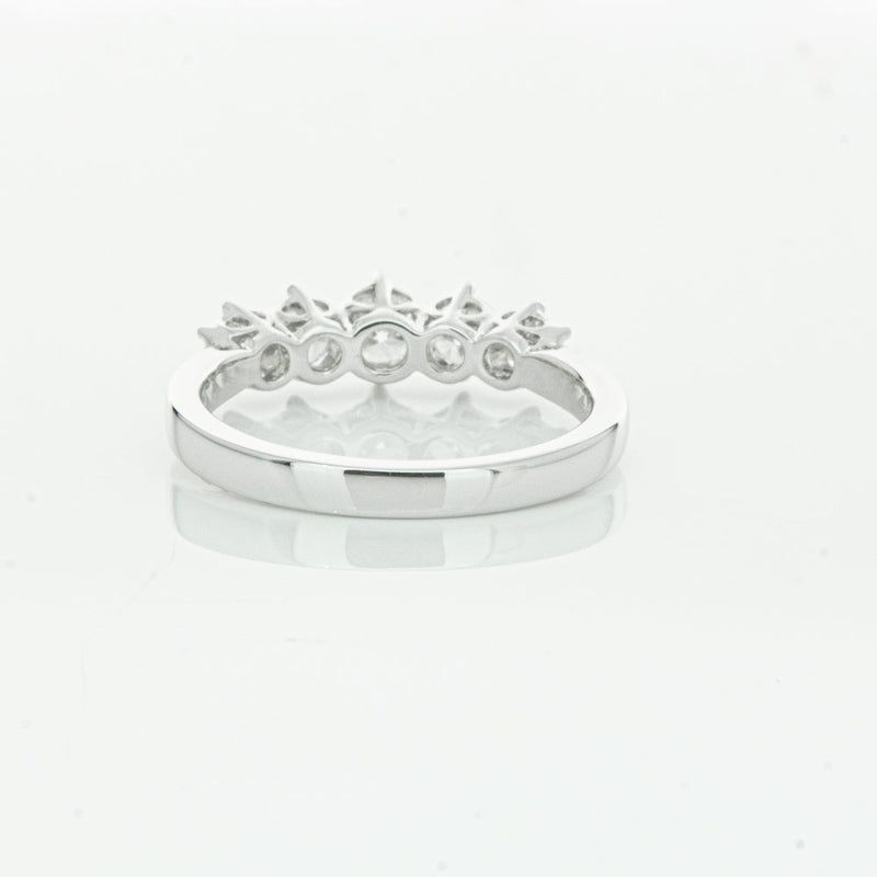 18ct White Gold .86ct Diamond Monarch Ring-Ring-Walker & Hall