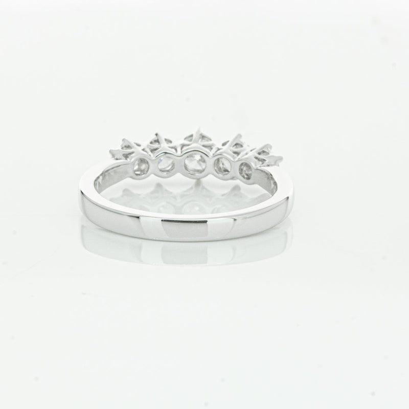 18ct White Gold .86ct Diamond Monarch Ring-Ring-Walker & Hall