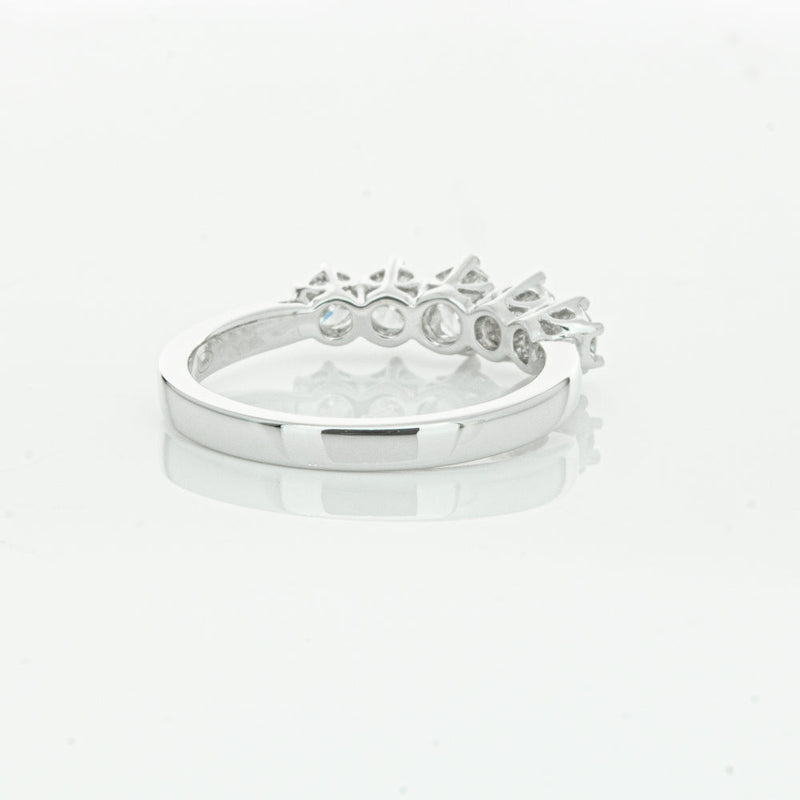 18ct White Gold .86ct Diamond Monarch Ring-Ring-Walker & Hall