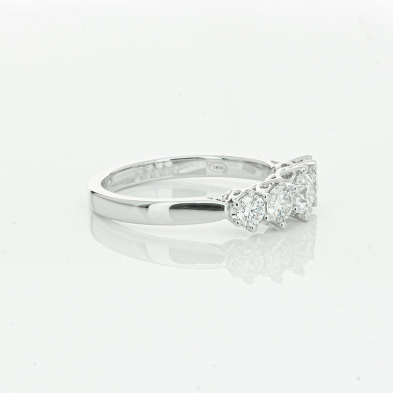 18ct White Gold .86ct Diamond Monarch Ring-Ring-Walker & Hall