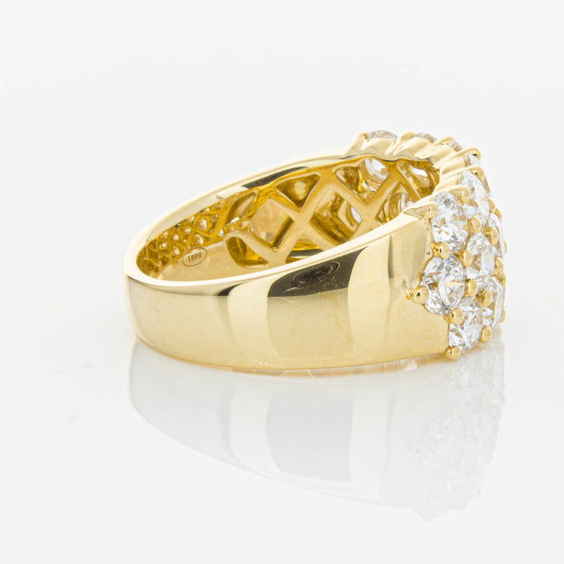 18ct Yellow Gold Diamond Dynasty Ring-Ring-Walker & Hall