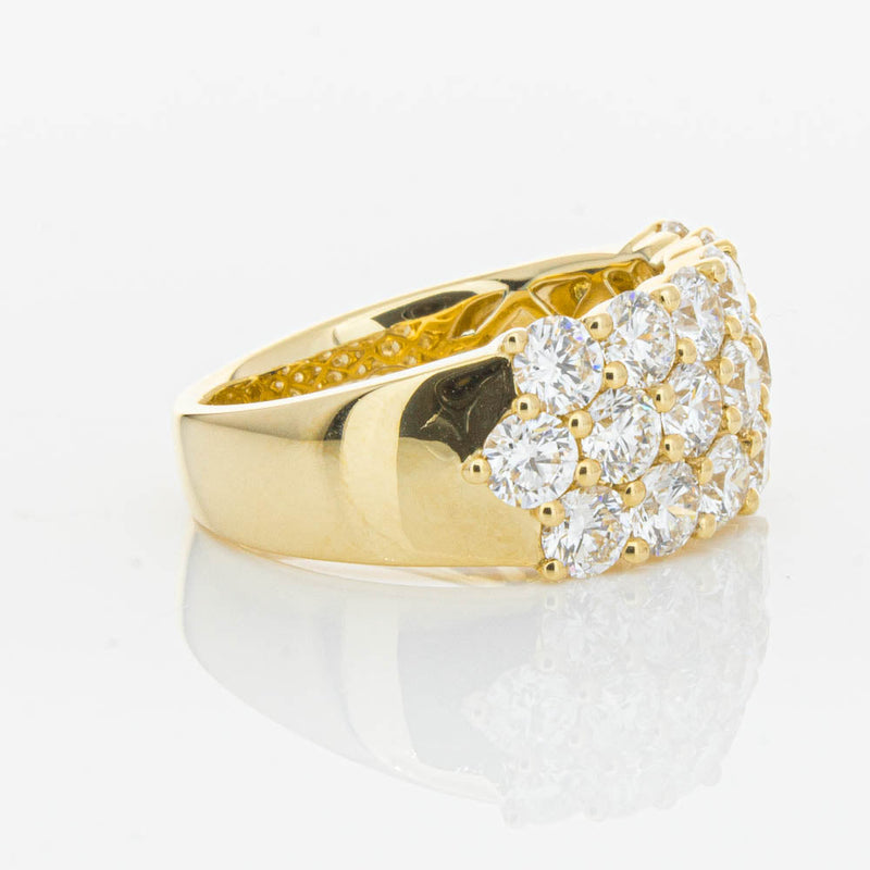 18ct Yellow Gold Diamond Dynasty Ring-Ring-Walker & Hall