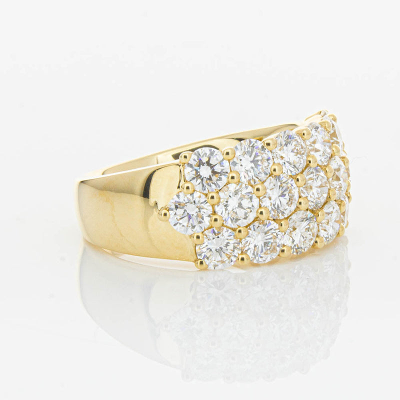 18ct Yellow Gold Diamond Dynasty Ring-Ring-Walker & Hall