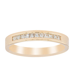 Deja Vu 18ct Yellow Gold .33ct Princess Cut Diamond Ring - Ring - Walker & Hall