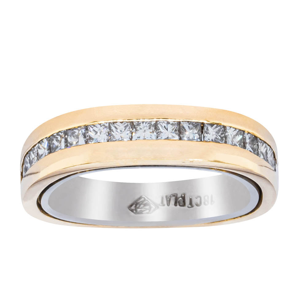 3 Stone Brilliant Cut Diamond Eternity Ring | Diamond Studio