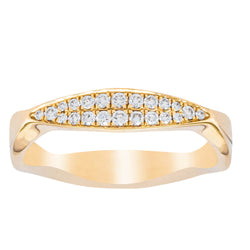 18ct Yellow Gold .16ct Diamond EOS Ring - Ring - Walker & Hall