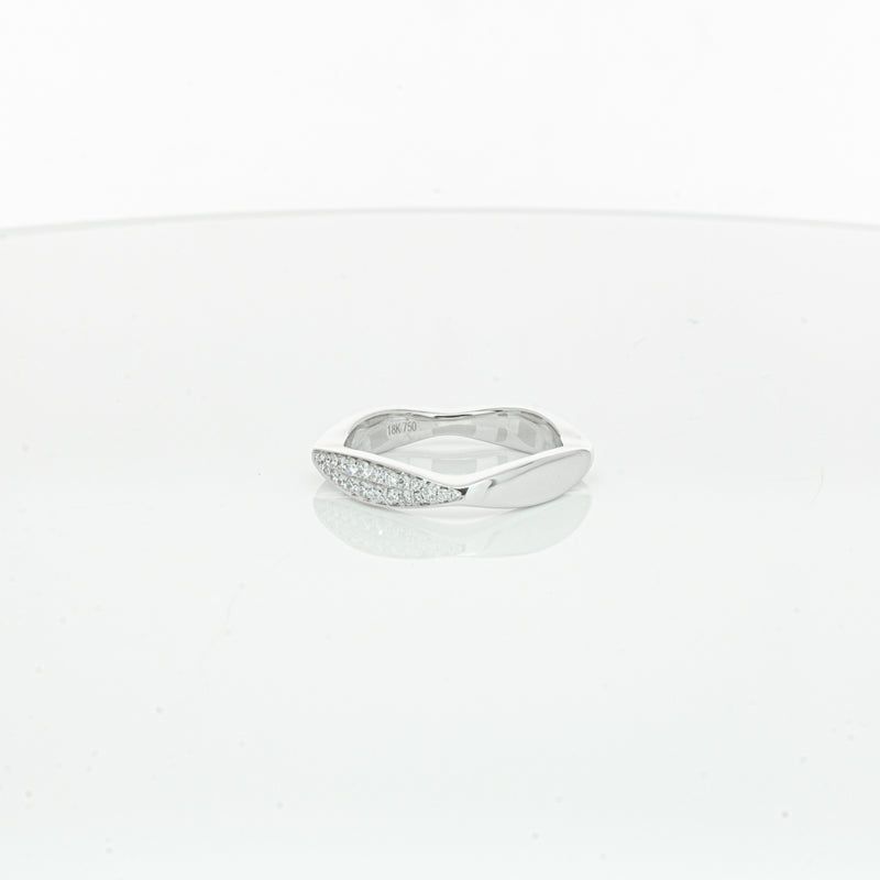 18ct White Gold Diamond EOS Ring-Ring-Walker & Hall