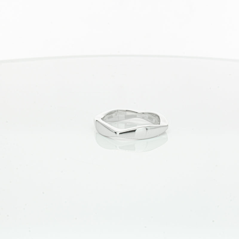 18ct White Gold Diamond EOS Ring-Ring-Walker & Hall